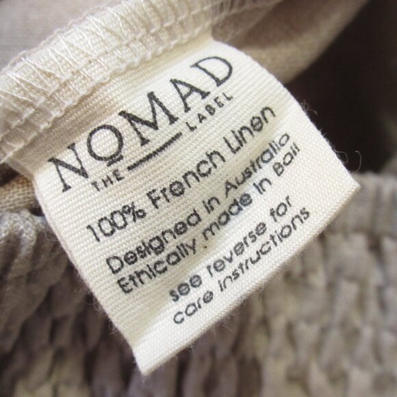 NWT Nomad The Label Aurora Maxi in Flax Beige Linen Pull-on Skirt XS - Picture 6 of 7